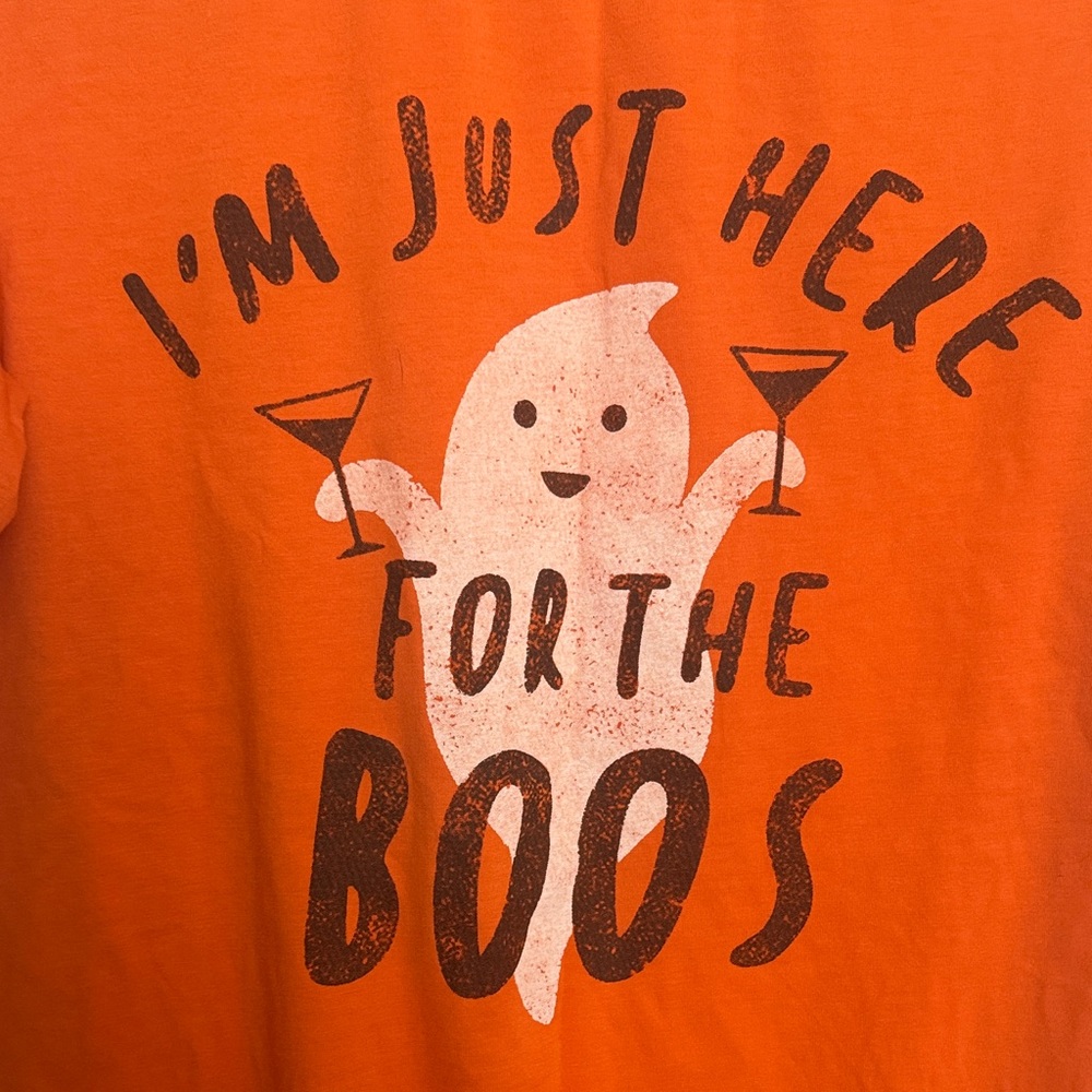 Women’s SHESHOW Orange Halloween T-Shirt - Medium - Picture 4 of 4